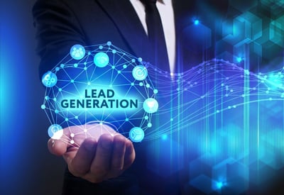 Illustration showing lead generation.