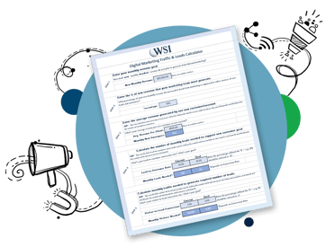 Digital Marketing Traffic & Leads Calculator