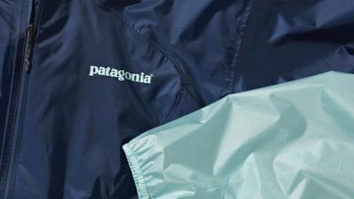 Blue Patagonia Windbreaker