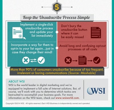WSI World Blog - How To Stay On The Good Side Of Email Marketing Infographic Image 6