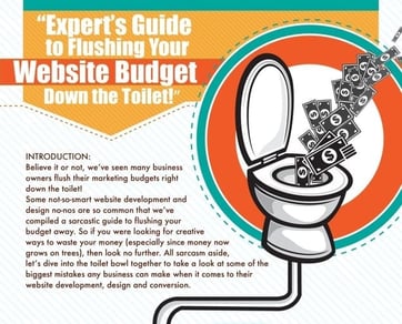 4 Ways to Avoid Flushing Your Website Budget Down the Toilet