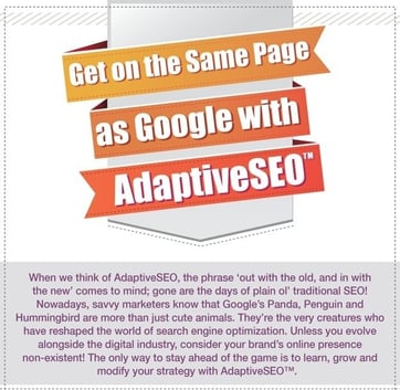 SEO Checklist 2014: Are You Using AdaptiveSEO™? [INFOGRAPHIC]
