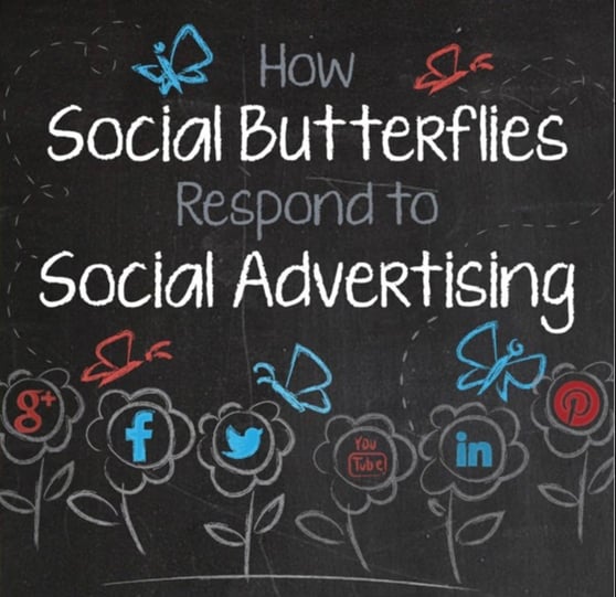 How Social Butterflies Respond to Social Advertising