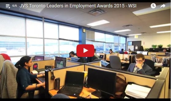 Screenshot of video of the WSI office.