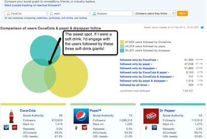 Screenshot of a web analytics report.