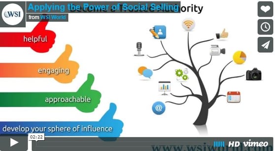 Screenshot of Applying the Power of Social Selling video.