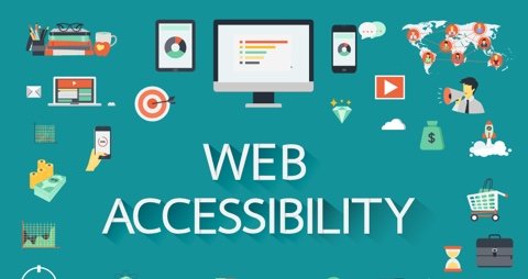 Image that says Web Accessibility in the middle.