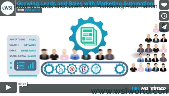 Screenshot of Growing Leads and Sales With Marketing Automation video.