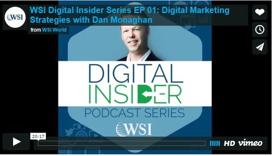 Screenshot of WSI's Podcast series.