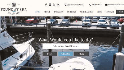 Found-At-Sea-Charters-HubSpot-Screenshot