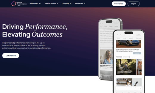 Outbrain performance marketing platform driving digital marketing outcomes, an essential top digital marketing tool.