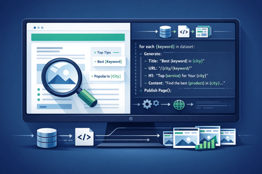 Hyper-targeted marketing: using data and SEO strategies to personalize content for specific audiences.
