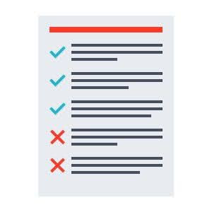 Guide to local SEO checklist graphic with completed tasks and missed items.